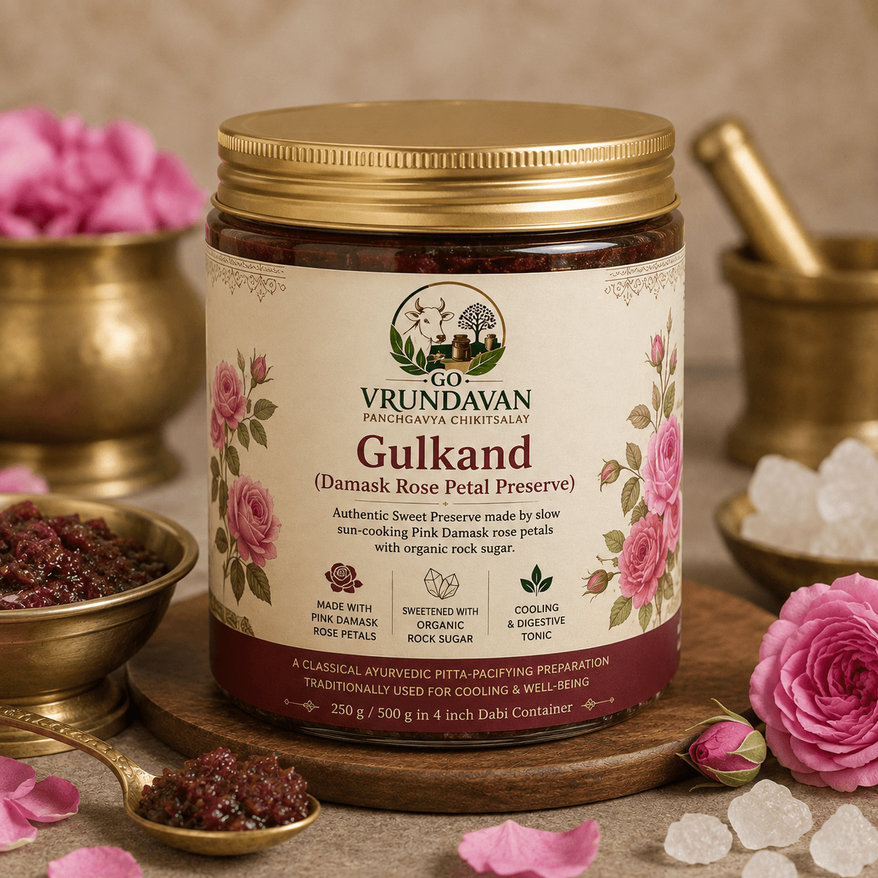 Gulkand (Damask Rose Petal Preserve)