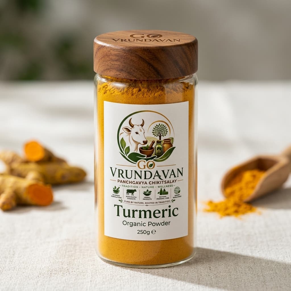 Organic Turmeric Powder (High-Curcumin Haldi)