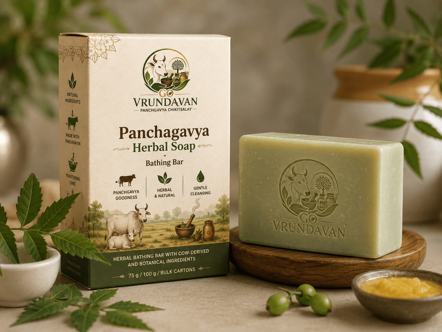 Panchagavya Herbal Soap